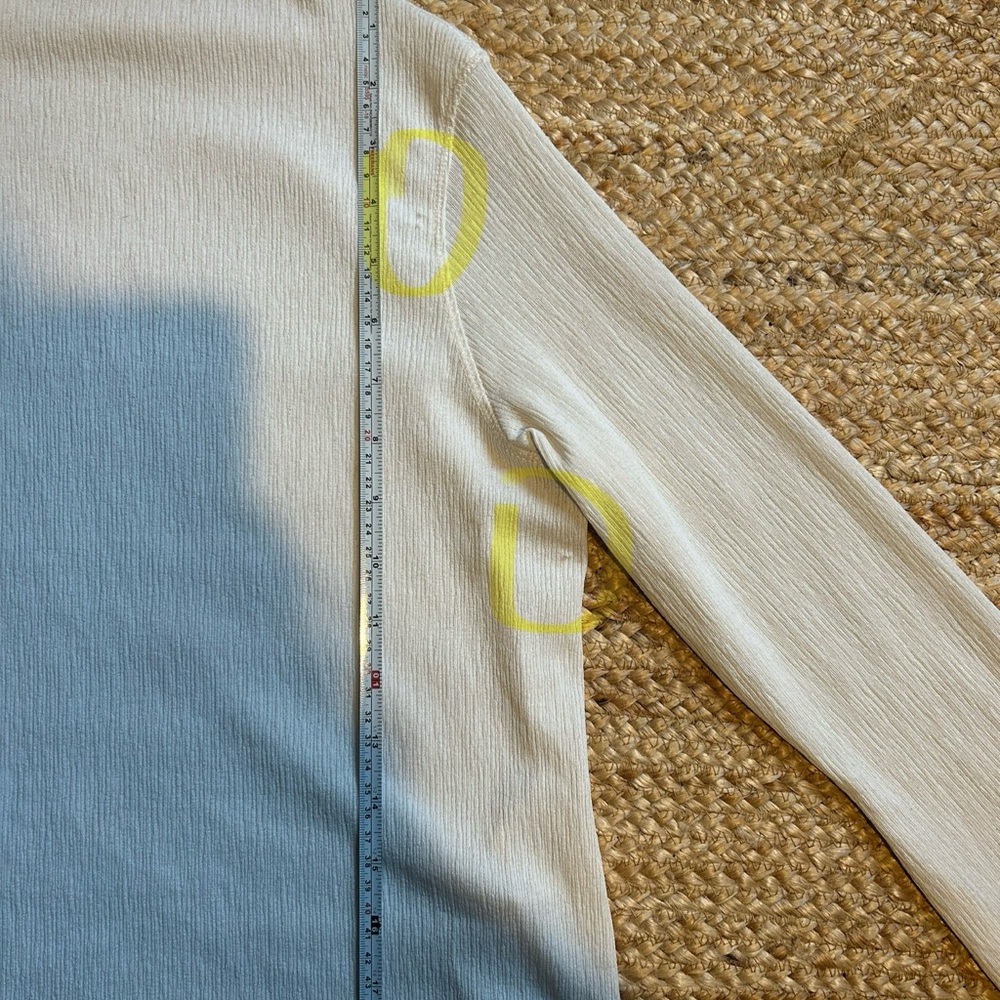 ZARA Mock Neck Ribbed Top - Picture 6 of 9